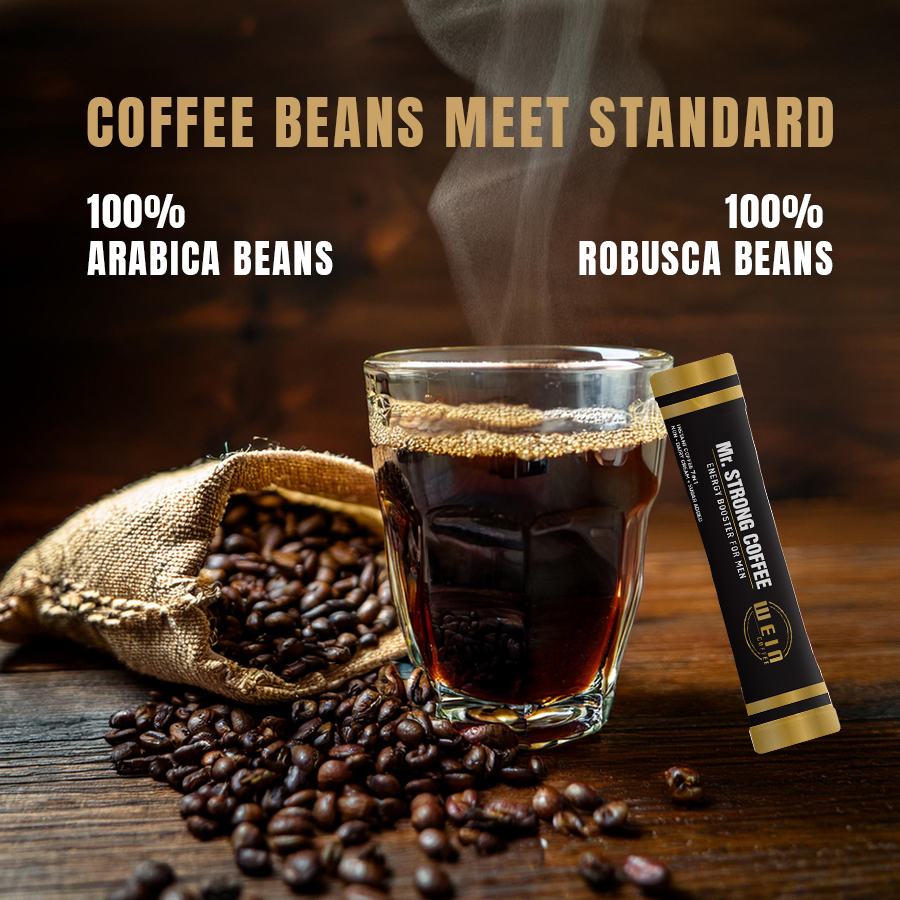 MR.STRONG COFFEE 7 IN 1 - ENERGY BOOSTER FOR MEN - MILK COFFEE 7 IN 1